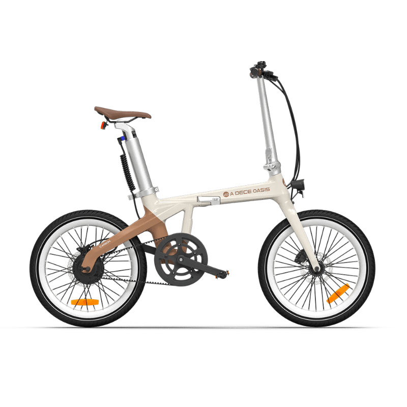 ADO Air Carbon The Lightest Carbon Folding Electric Bike UK  Amble Latte Amblé Latte