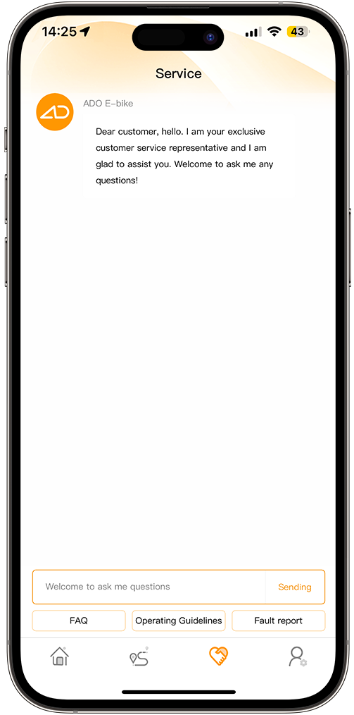 ado e-bike app service