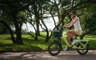 Choose the best e-bike in the UK for families, highlighting features like safety, cargo capacity, child-seat compatibility, and practical commuting with the ADO Air One Pro.