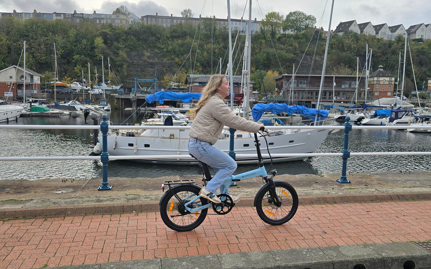 Ride safely with certified batteries and ADO’s UK-compliant e-bike technology.