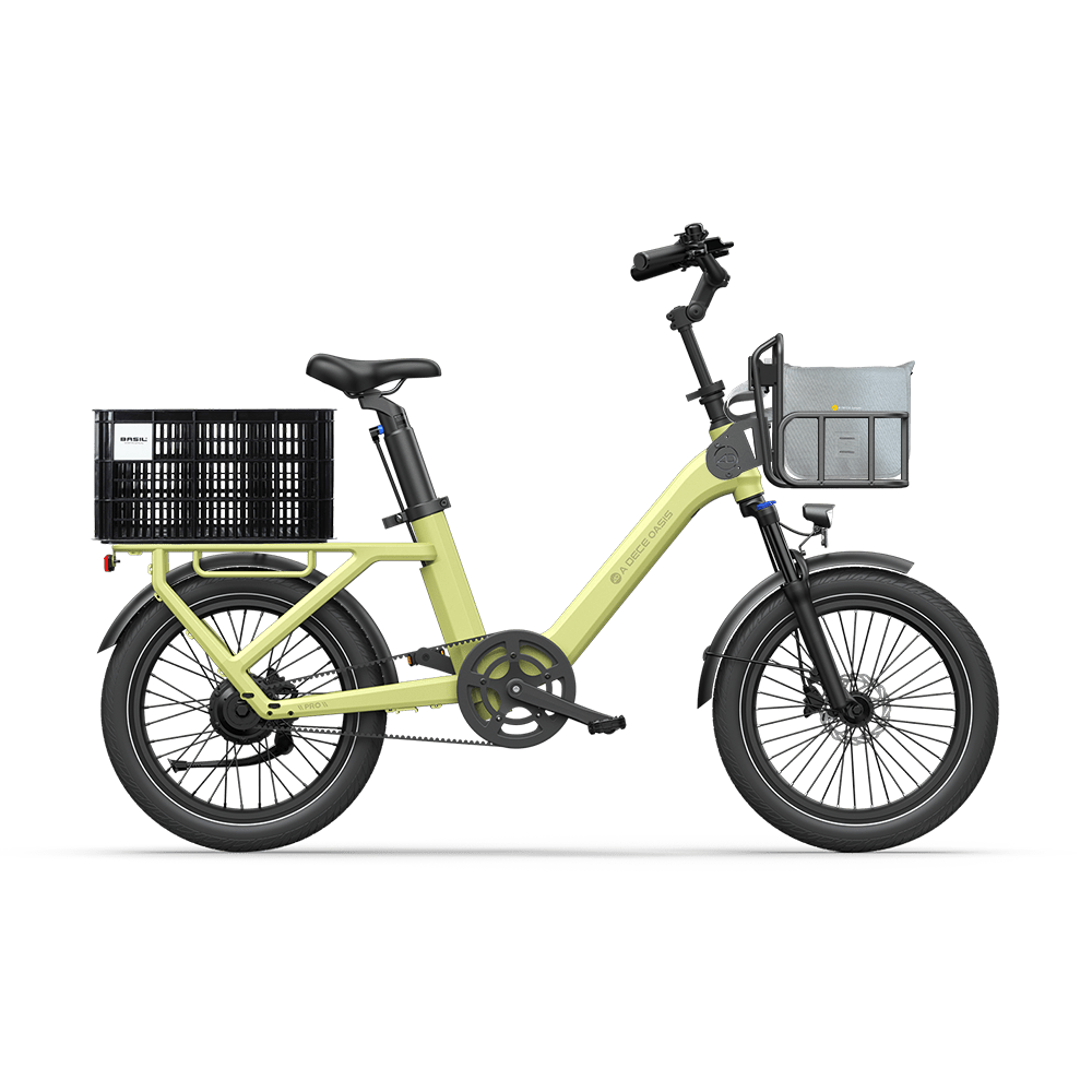 ADO Air One Pro All-in-One Family Electric Bike Morning Dew MIK basket