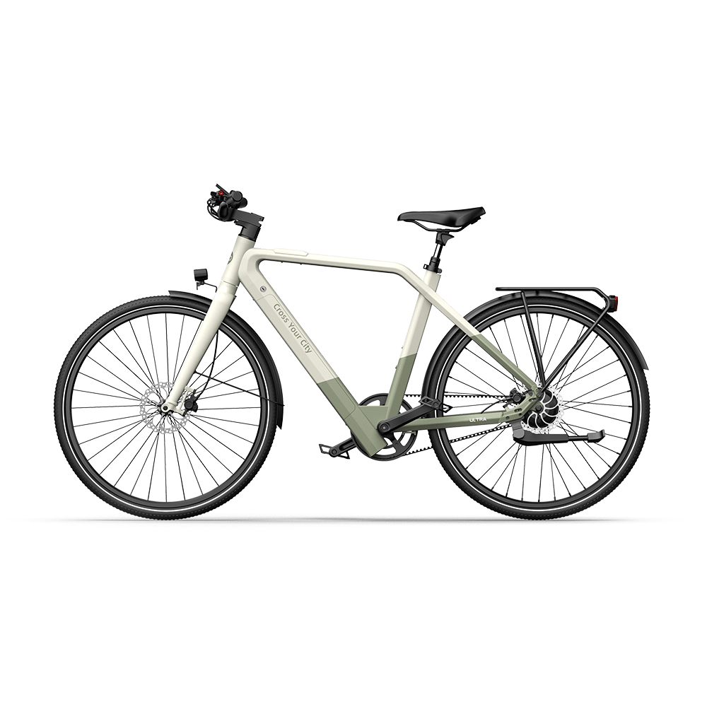 ADO Air 30 Pro Ultra AutoShift Motor City Electric Bike with Built-In GPS
Frost Green Vert givre Verde gelo Vorstgroen Verde gelo
Air 30 Pro (2-Speed) 
Air 30 Ultra (3-Speed)