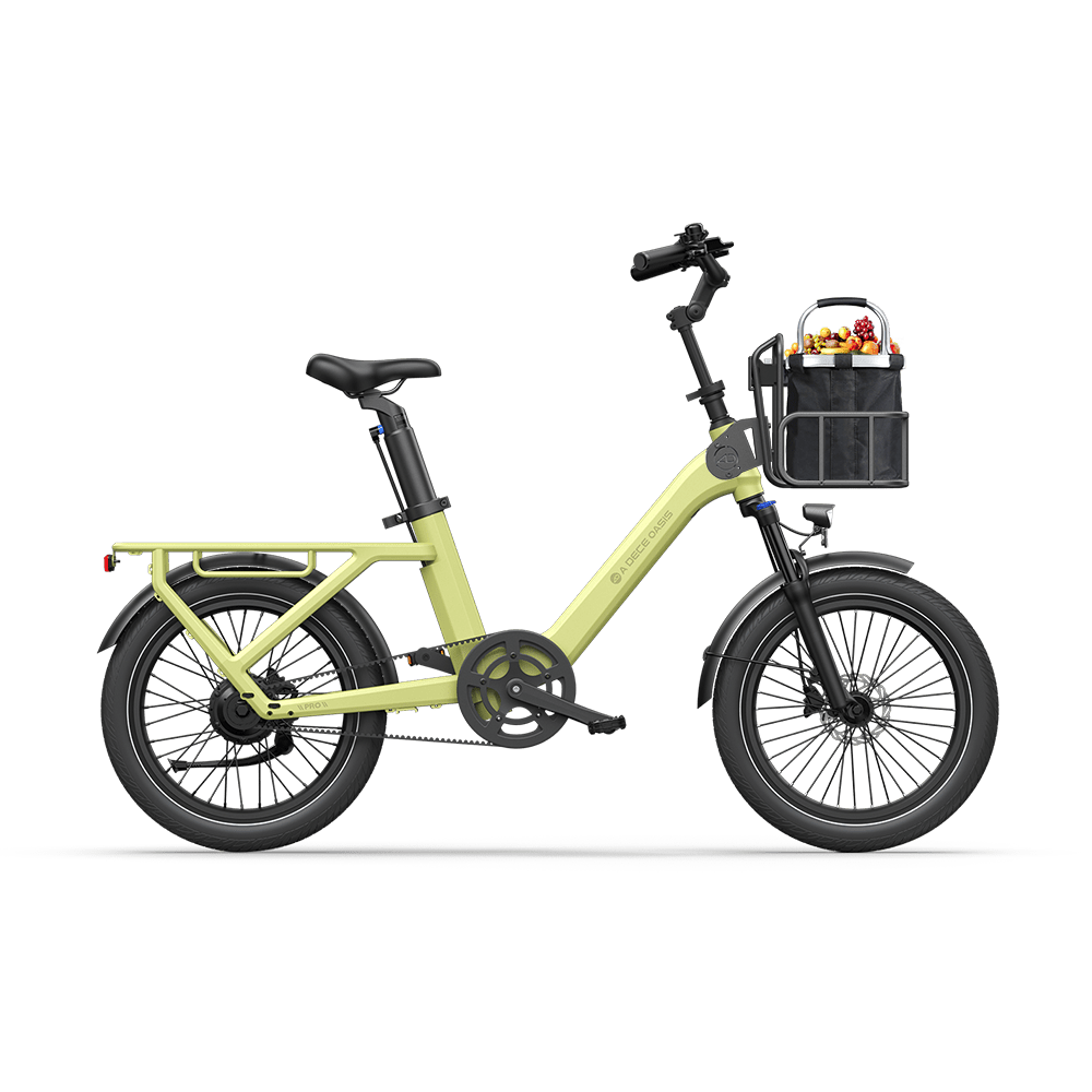 ADO Air One Pro All-in-One Family Electric Bike Morning Dew folding basket