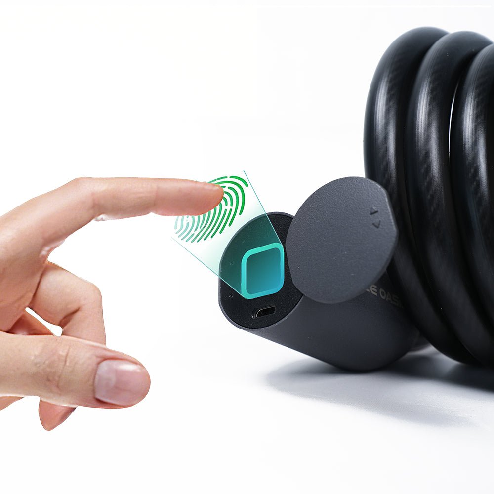 Smart Fingerprint Cable Lock for Electric Bike