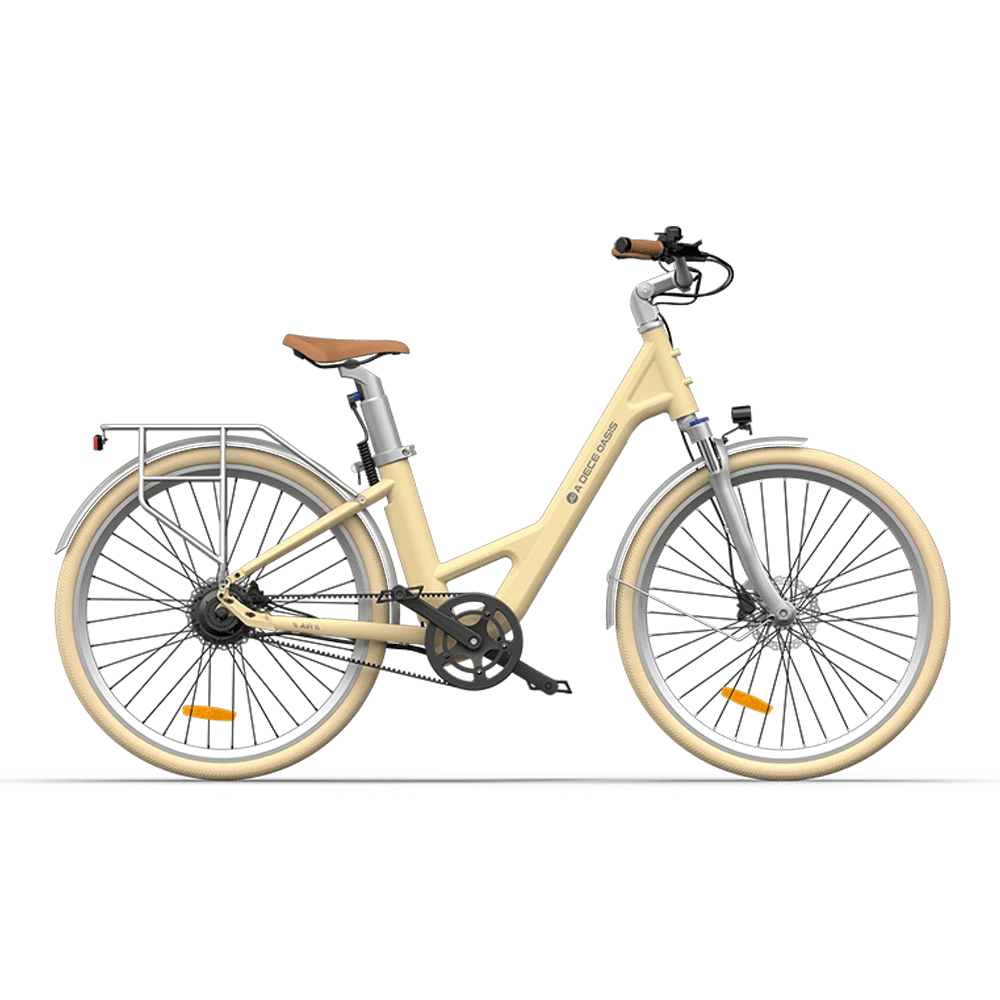 ADO Air 28 All-Rounder Urban Electric Bike Light Yellow Hellgelb Amarillo claro Giallo chiaro Licht geel  Jaune clair
