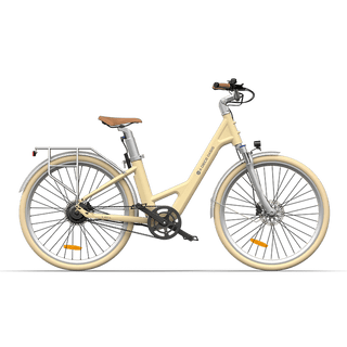 ADO Air 28 All-Rounder Urban Electric Bike Light Yellow Hellgelb Amarillo claro Giallo chiaro Licht geel  Jaune clair