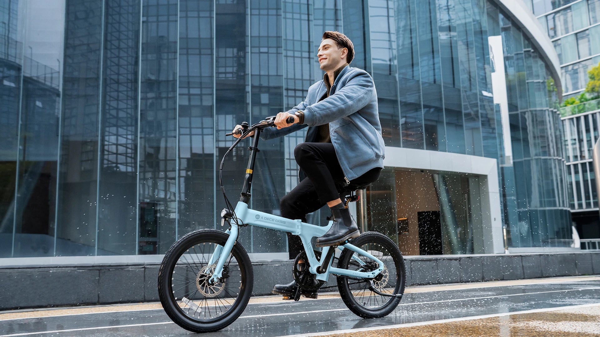 ADO Air 20 Folding E-bike Blue Best ebike in uk