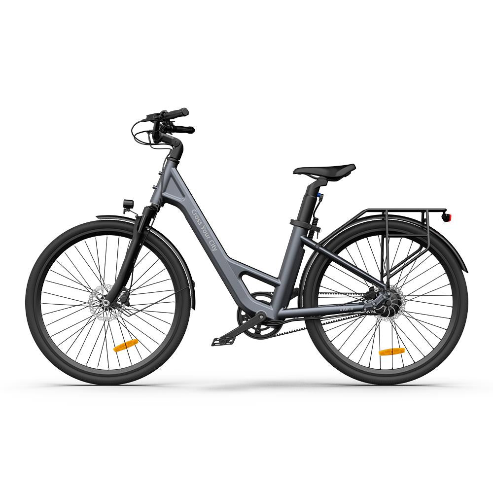 ADO Air 28 All-Rounder Urban Electric Bike Grey Gris Grigio Grijs Grau