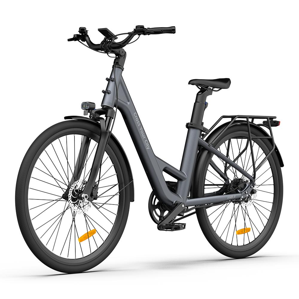 ADO Air 28 All-Rounder Urban Electric Bike Grey Gris Grigio Grijs Grau