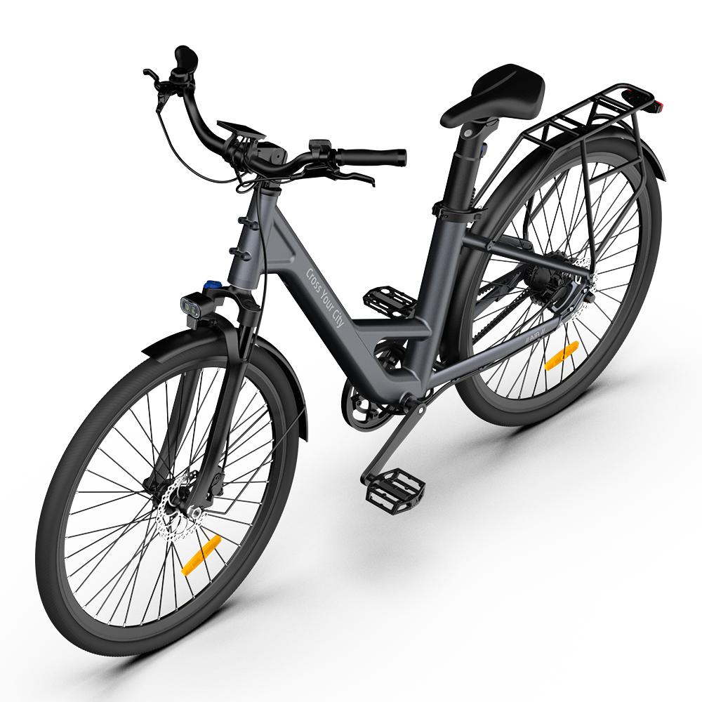 ADO Air 28 All-Rounder Urban Electric Bike Grey Gris Grigio Grijs Grau