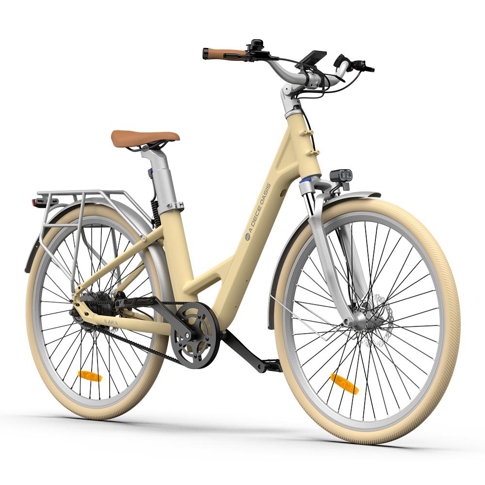 ADO Air 28 All-Rounder Urban Electric Bike Light Yellow Hellgelb Amarillo claro Giallo chiaro Licht geel  Jaune clair
