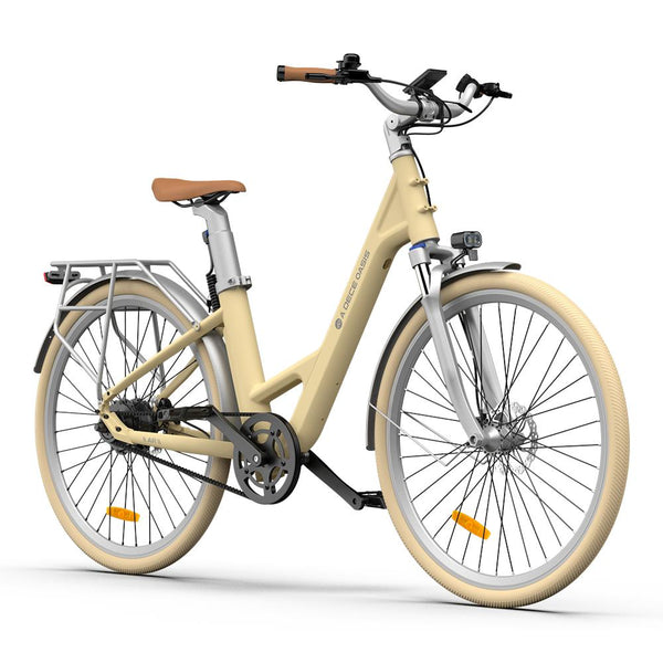 ADO Air 28 All-Rounder Urban Electric Bike Light Yellow Hellgelb Amarillo claro Giallo chiaro Licht geel  Jaune clair