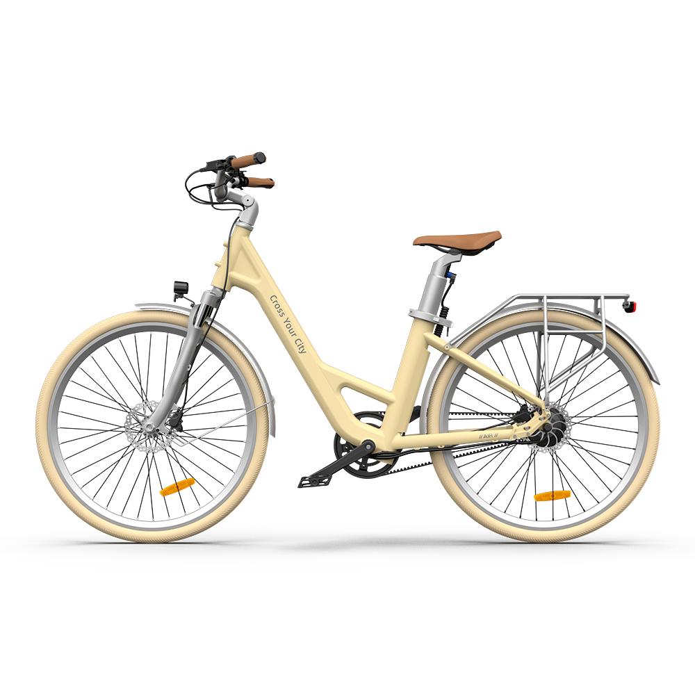 ADO Air 28 All-Rounder Urban Electric Bike Light Yellow Hellgelb Amarillo claro Giallo chiaro Licht geel  Jaune clair