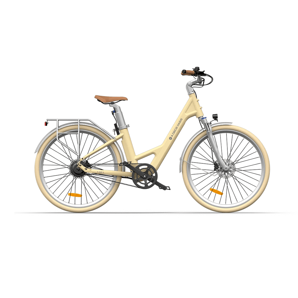 ADO Air 28 All-Rounder Urban Electric Bike Light Yellow Hellgelb Amarillo claro Giallo chiaro Licht geel  Jaune clair