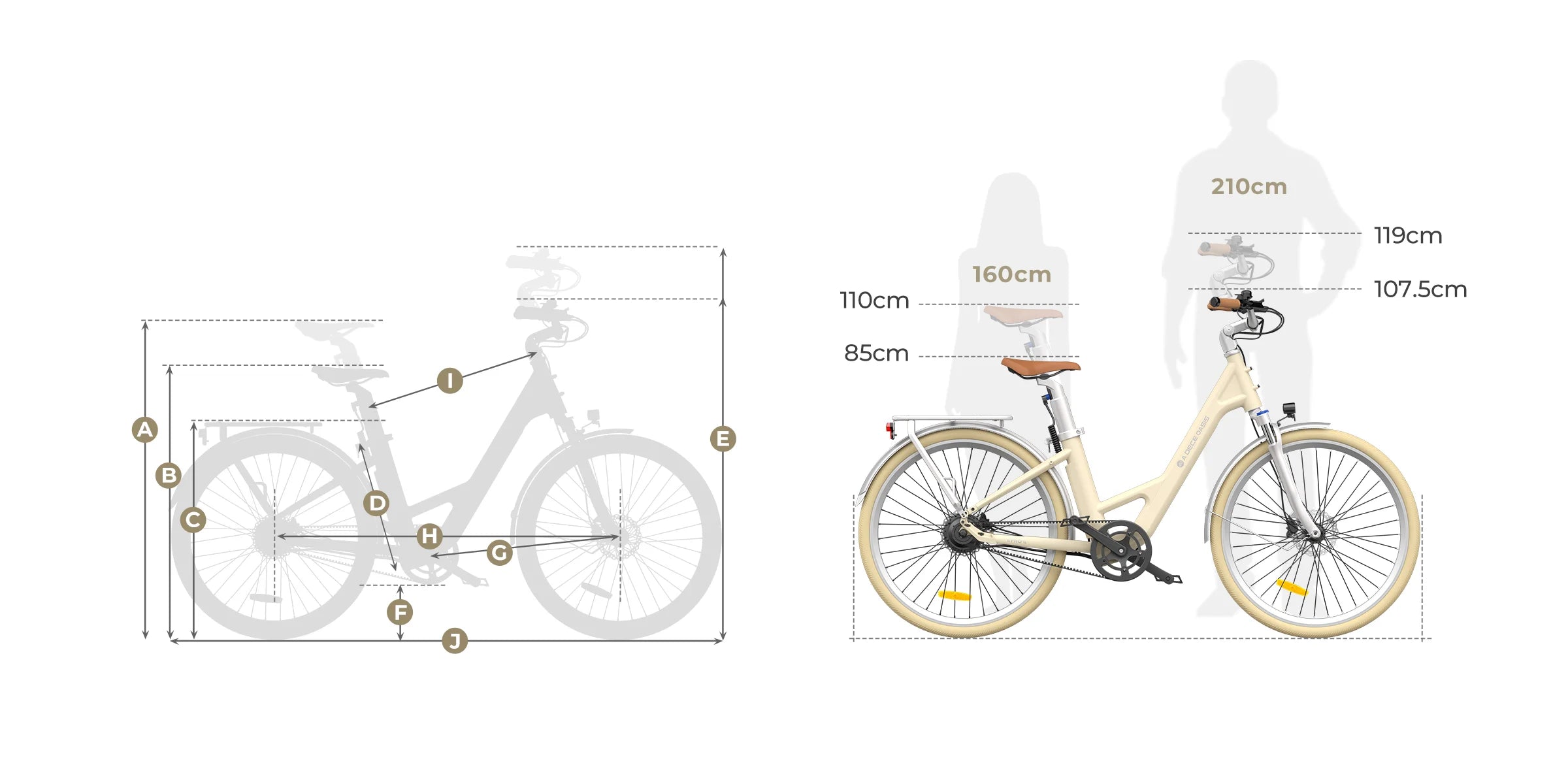 ado Air 28 Pro city ebike size