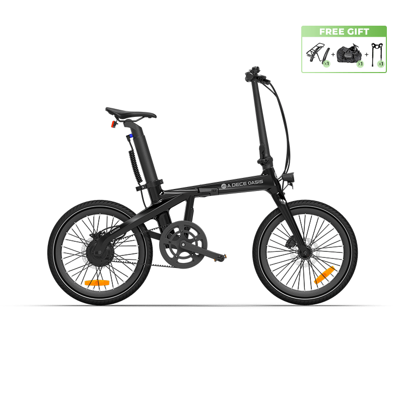 ADO Air Carbon The Lightest Carbon Folding Electric Bike Islande Noir IJsland Zwart Islanda nera Islandia negra Iceland Black Island Schwarz Islandia negro Iceland Black（Pre Order）