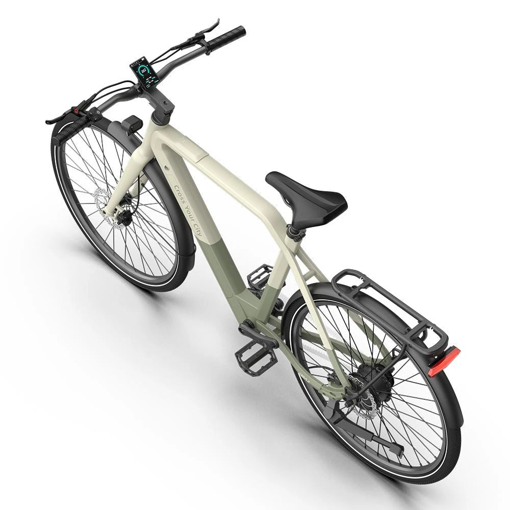 ADO Air 30 Pro Ultra AutoShift Motor City Electric Bike
Frost Green Vert givre Verde gelo Vorstgroen Verde gelo
Air 30 Pro (2-Speed) 