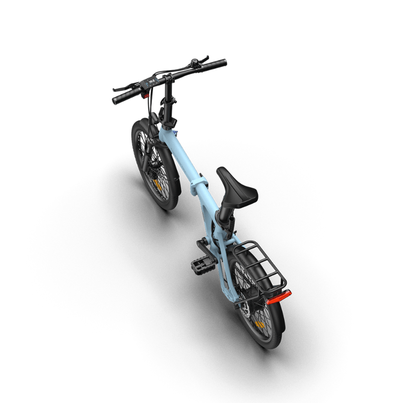 ADO Air 20 Pro Folding E-Blue with rear lights Bleu Blau Azul Blauw