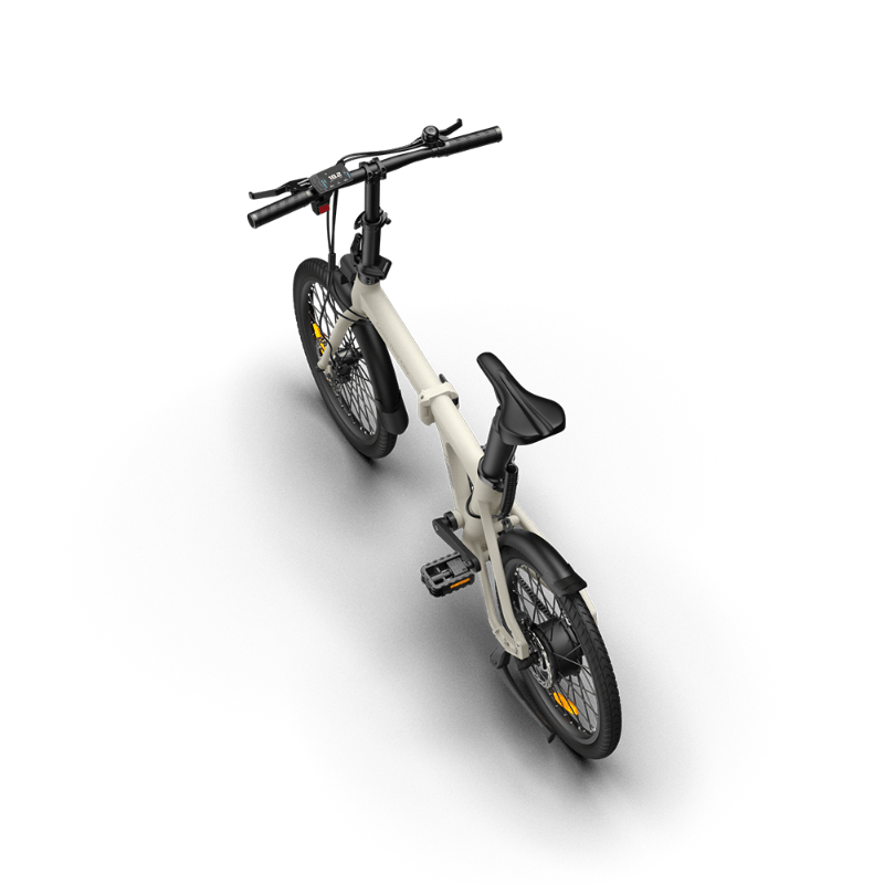 ADO Air 20 Folding Electric Bicycle Ivory Ivory White