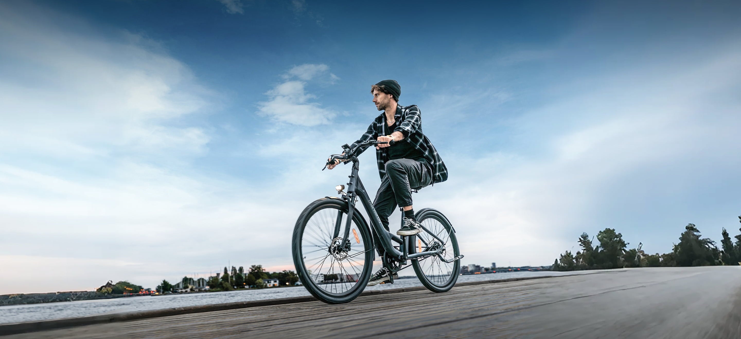 ADO Air 28 low-step e-bike black