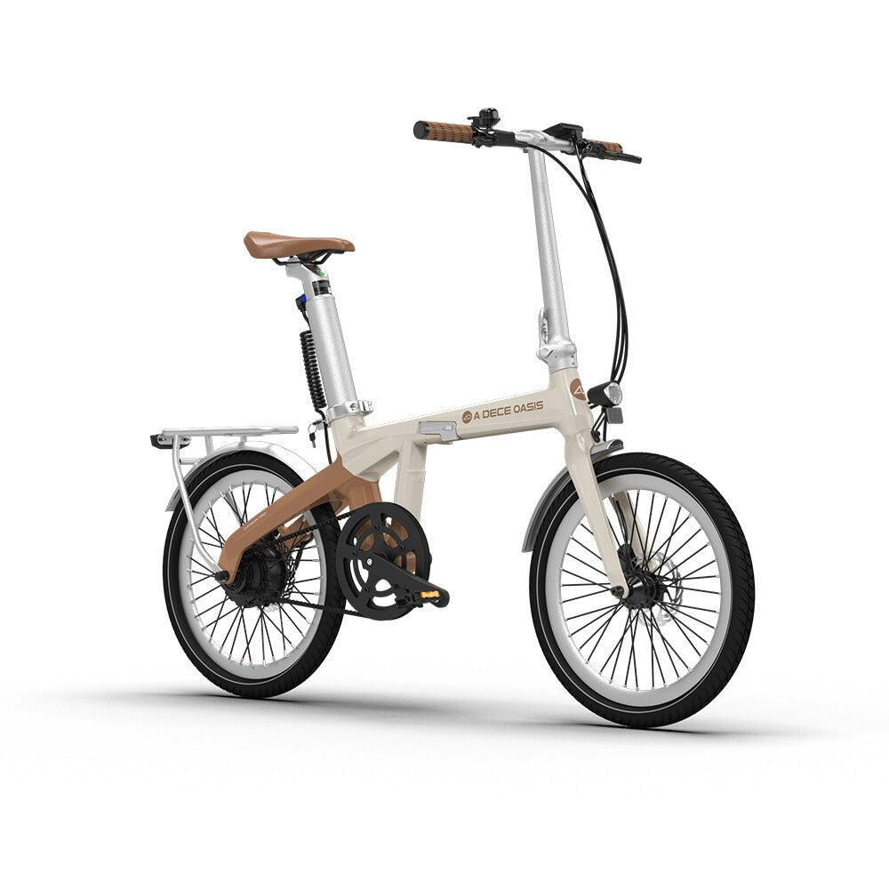 ADO Air Carbon The Lightest Carbon Folding Electric Bike UK  Amble Latte Amblé Latte