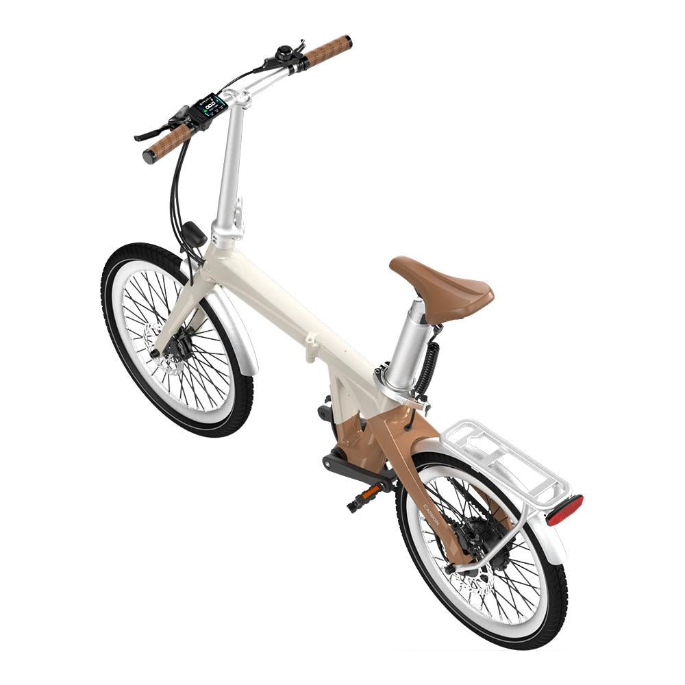 ADO Air Carbon The Lightest Carbon Folding Electric Bike UK  Amble Latte Amblé Latte