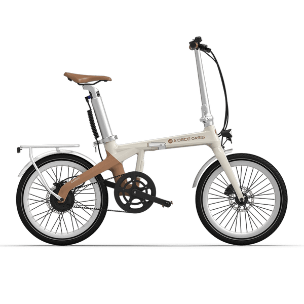 ADO Air Carbon The Lightest Carbon Folding Electric Bike UK  Amble Latte Amblé Latte