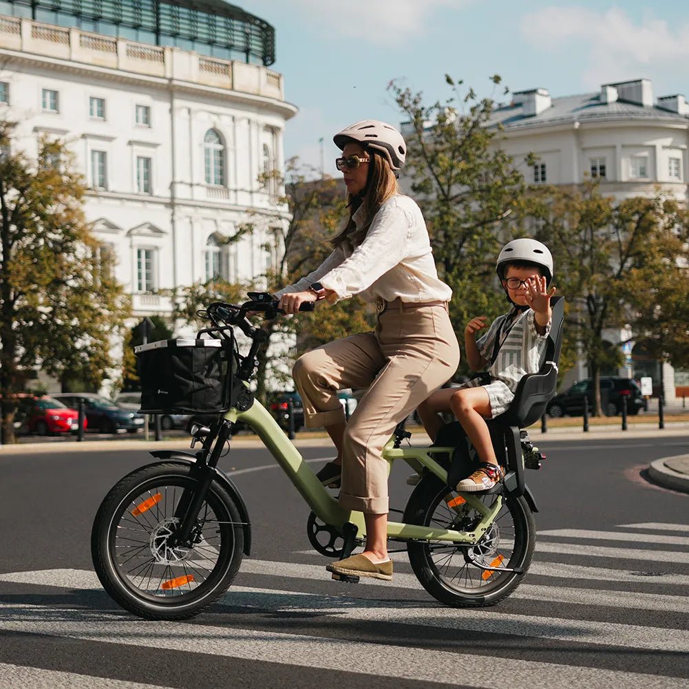 ADO Air One Pro All-in-One Family Electric Bike Morning Dew Moonlight Grey