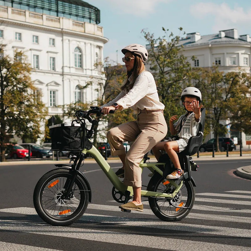 ADO Air One Pro All-in-One Family Electric Bike Morning Dew Moonlight Grey