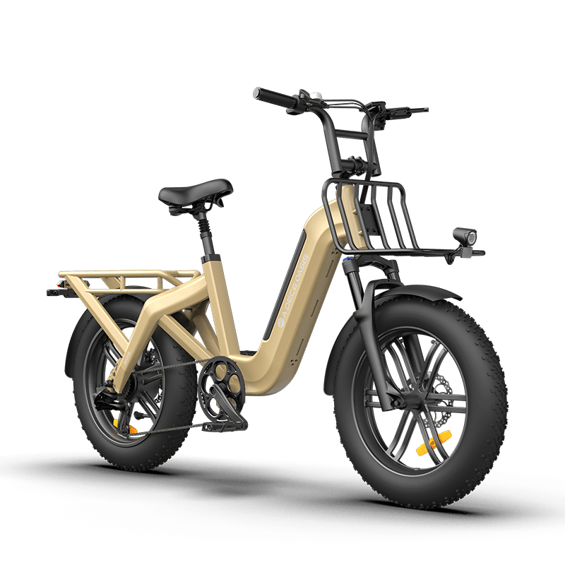 ADO Oasis One Multi-Functional E-Bike Sand Oasis One fat tire ebike