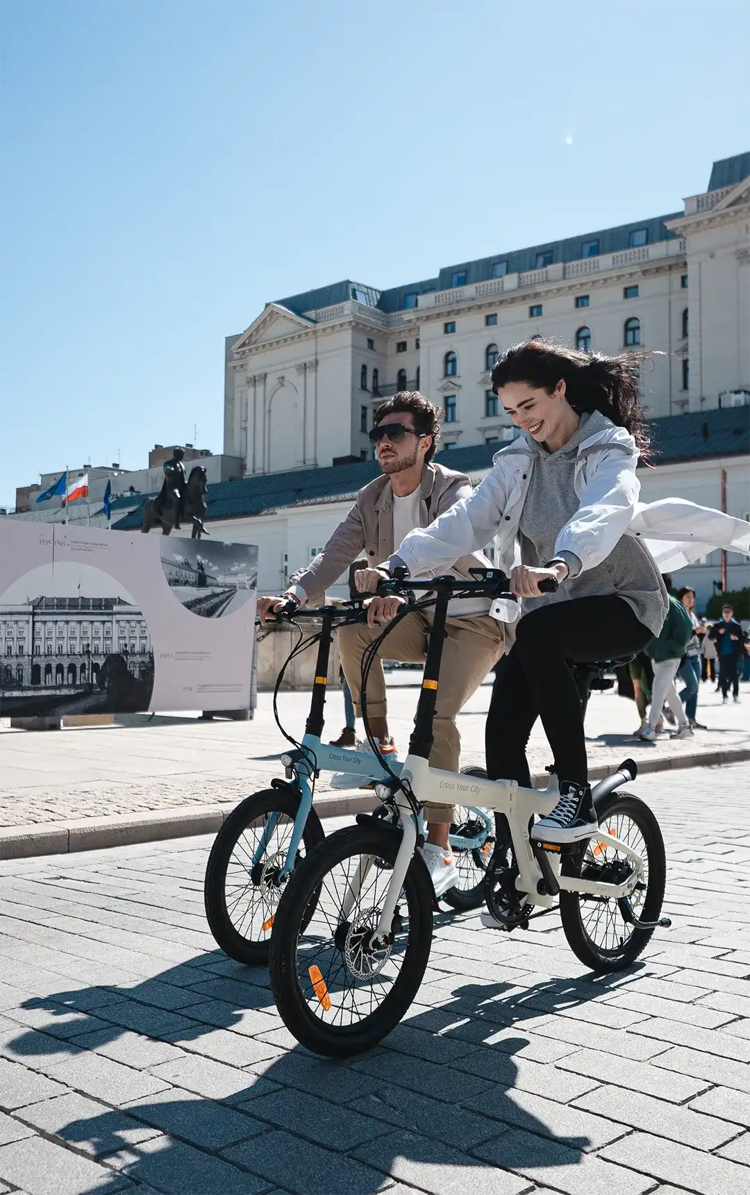 ado folding e-bike world car free day sale