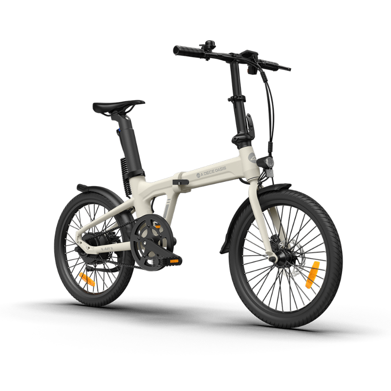 Air 20 folding ebike ivory white folding bike in uk Ivory White