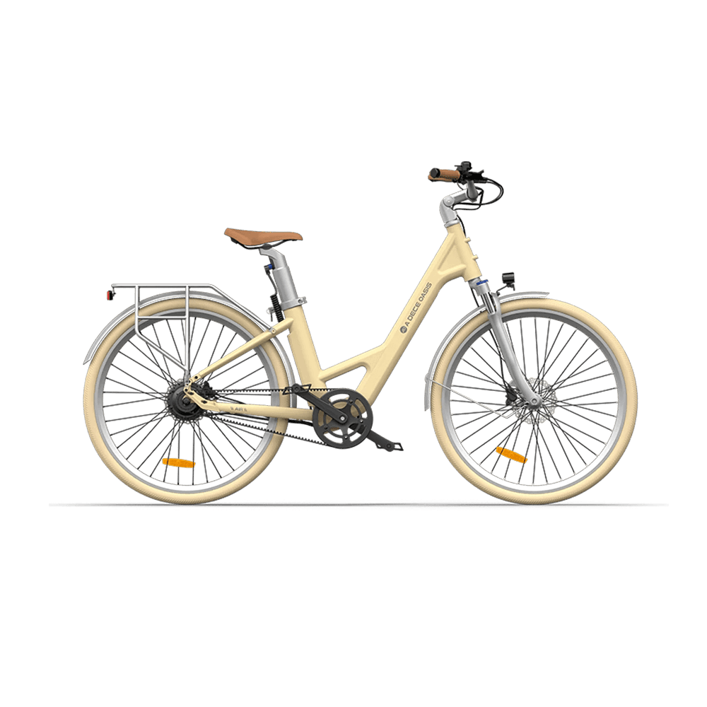 ADO Air 28 All-Rounder Urban Electric Bike Light Yellow Hellgelb Amarillo claro Giallo chiaro Licht geel  Jaune clair