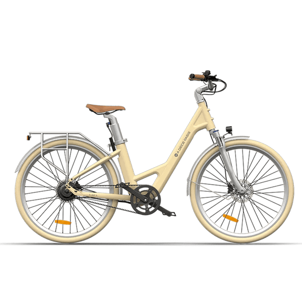ADO Air 28 All-Rounder Urban Electric Bike Light Yellow Hellgelb Amarillo claro Giallo chiaro Licht geel  Jaune clair