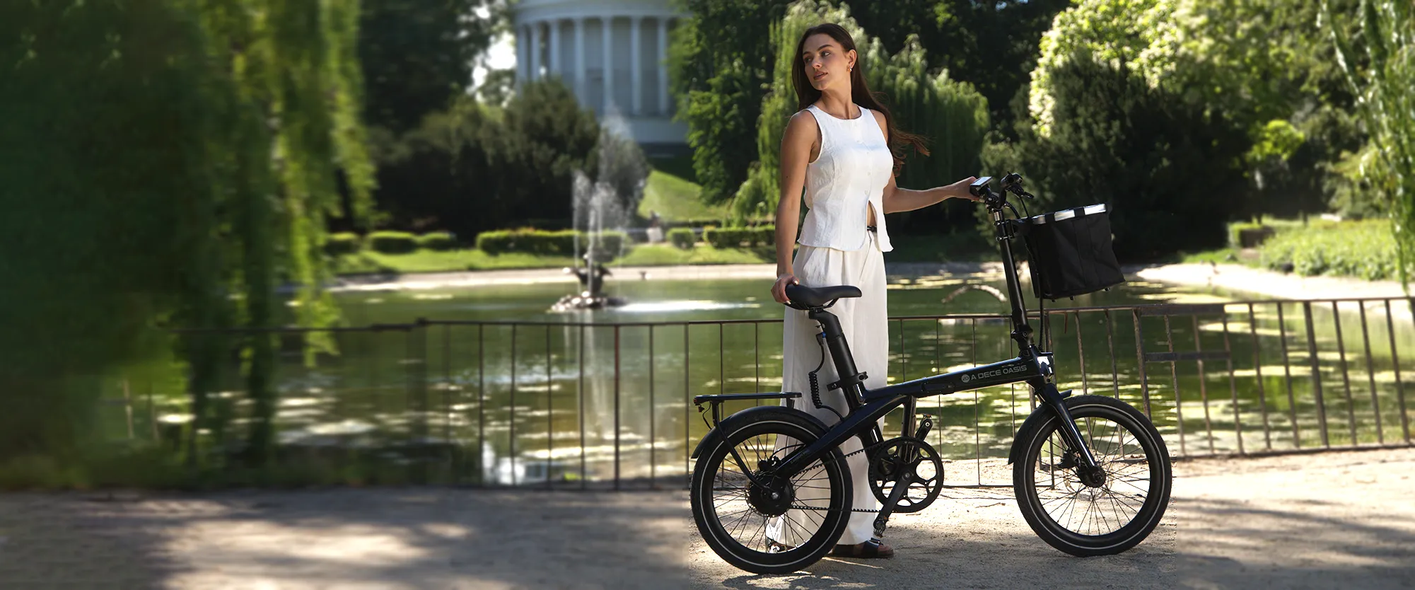 ADO Air carbon pro folding electric bike Iceland black