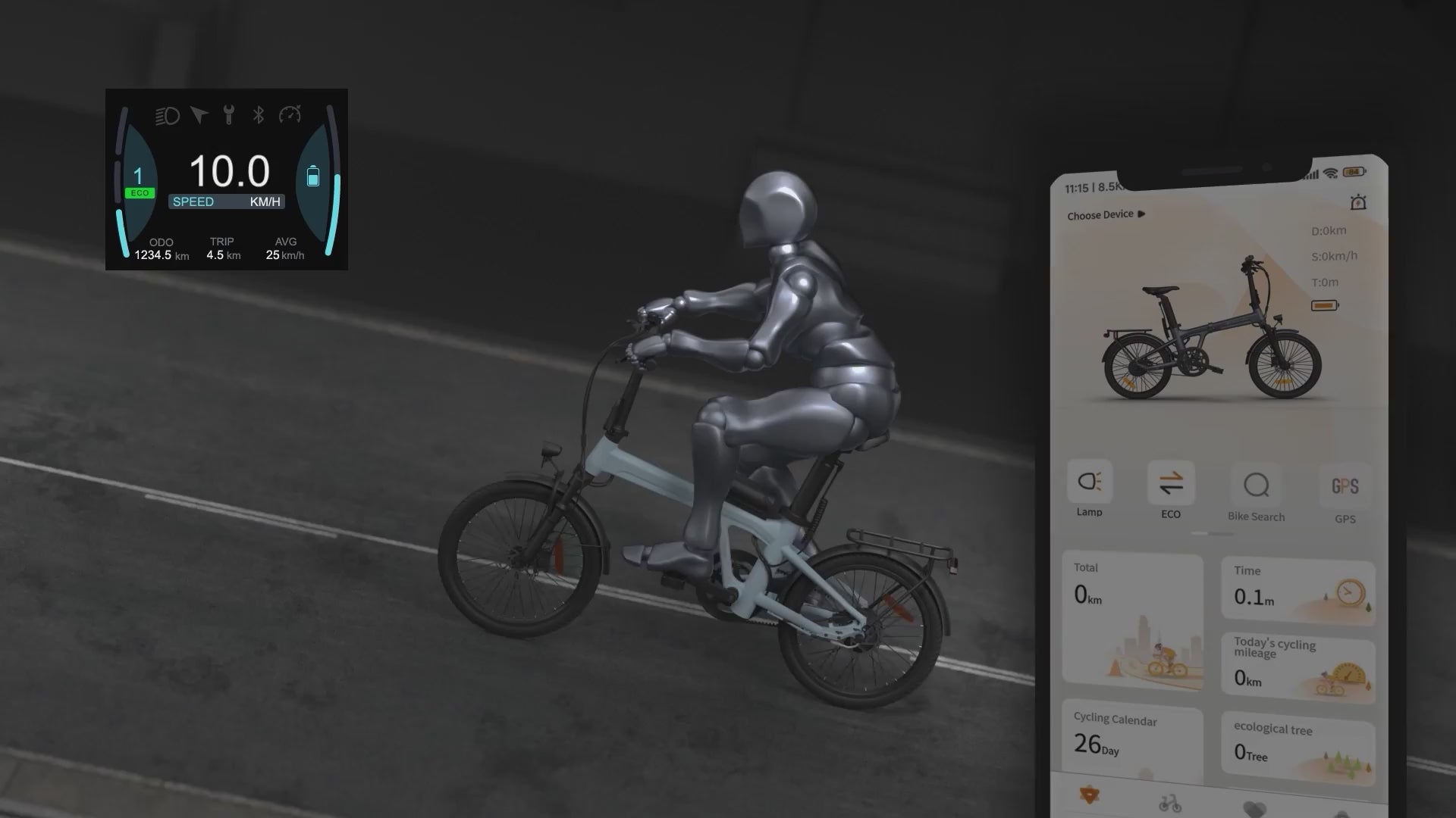 ado ebike eco sport model easy climbing