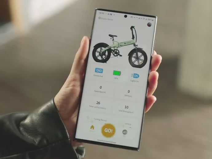 ADO E-bike smart app of oasis one