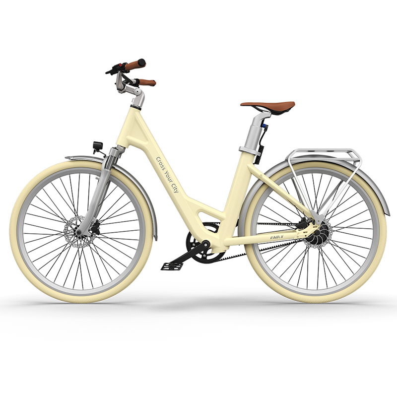 ADO Air 28 Urban Commute Electric Bike UK Light Yellow Hellgelb Amarillo claro Giallo chiaro Licht geel  Jaune clair