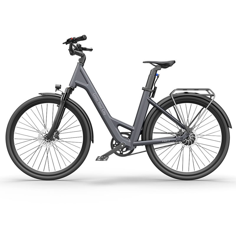 ADO Air 28 All-Rounder Urban Electric Bike with Hydraulic disk brake Grey Gris Grigio Grijs Grau