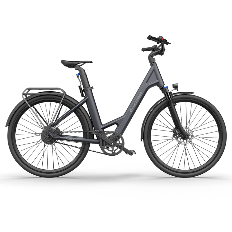 ADO Air 28 All-Rounder Urban Electric Bike Grey Gris Grigio Grijs Grau