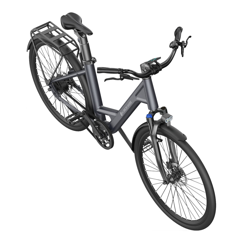 ADO Air 28 All-Rounder Urban Electric Bicycle Grey Gris Grigio Grijs Grau