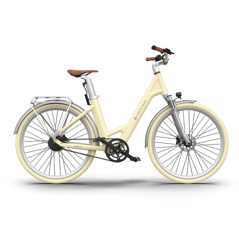 ADO Air 28 All-Rounder Urban Electric Bike Light Yellow Hellgelb Amarillo claro Giallo chiaro Licht geel  Jaune clair